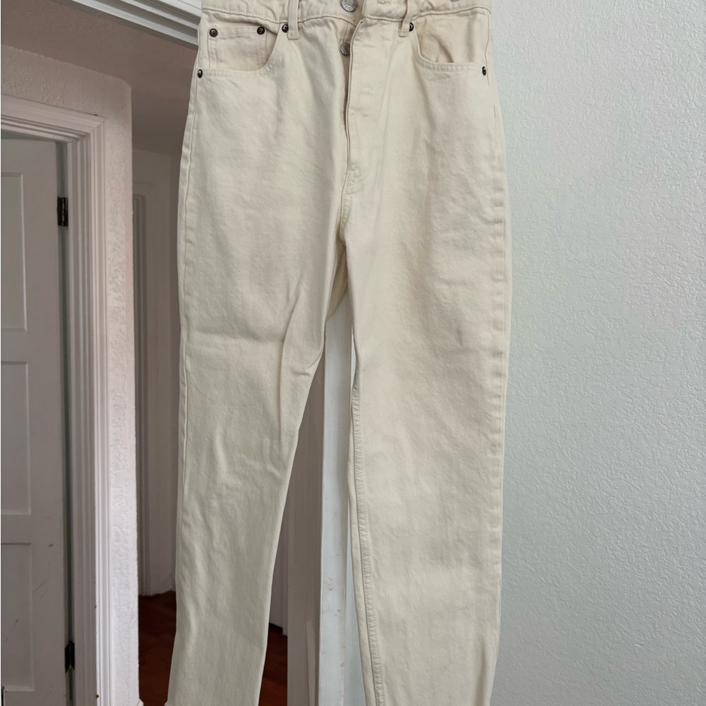 Zara Women’s Cream Jeans